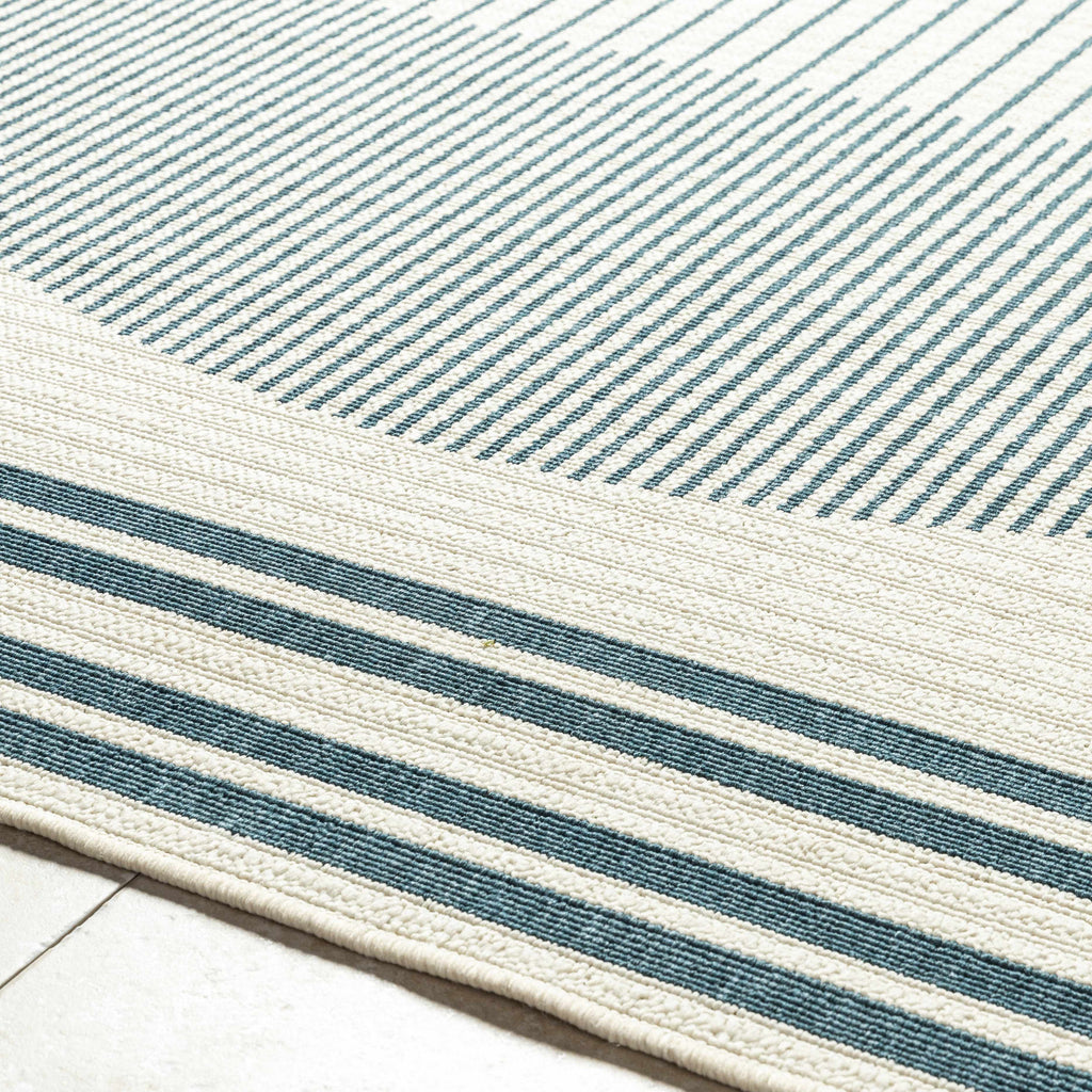 Nabil Midnight Blue Outdoor Area Rug - Clearance