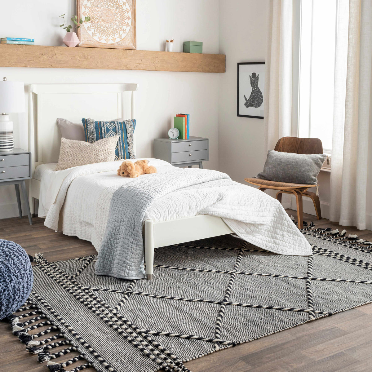 Ninderry Wool Area Rug - Clearance