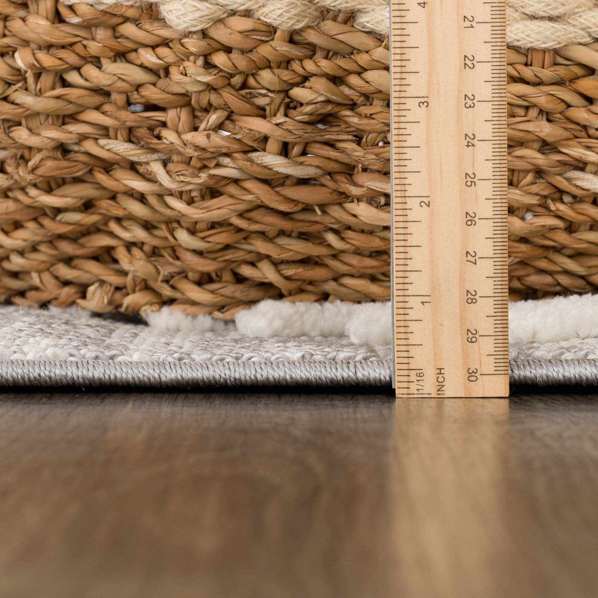 Dinganen High/Low Pile Area Rug - Clearance