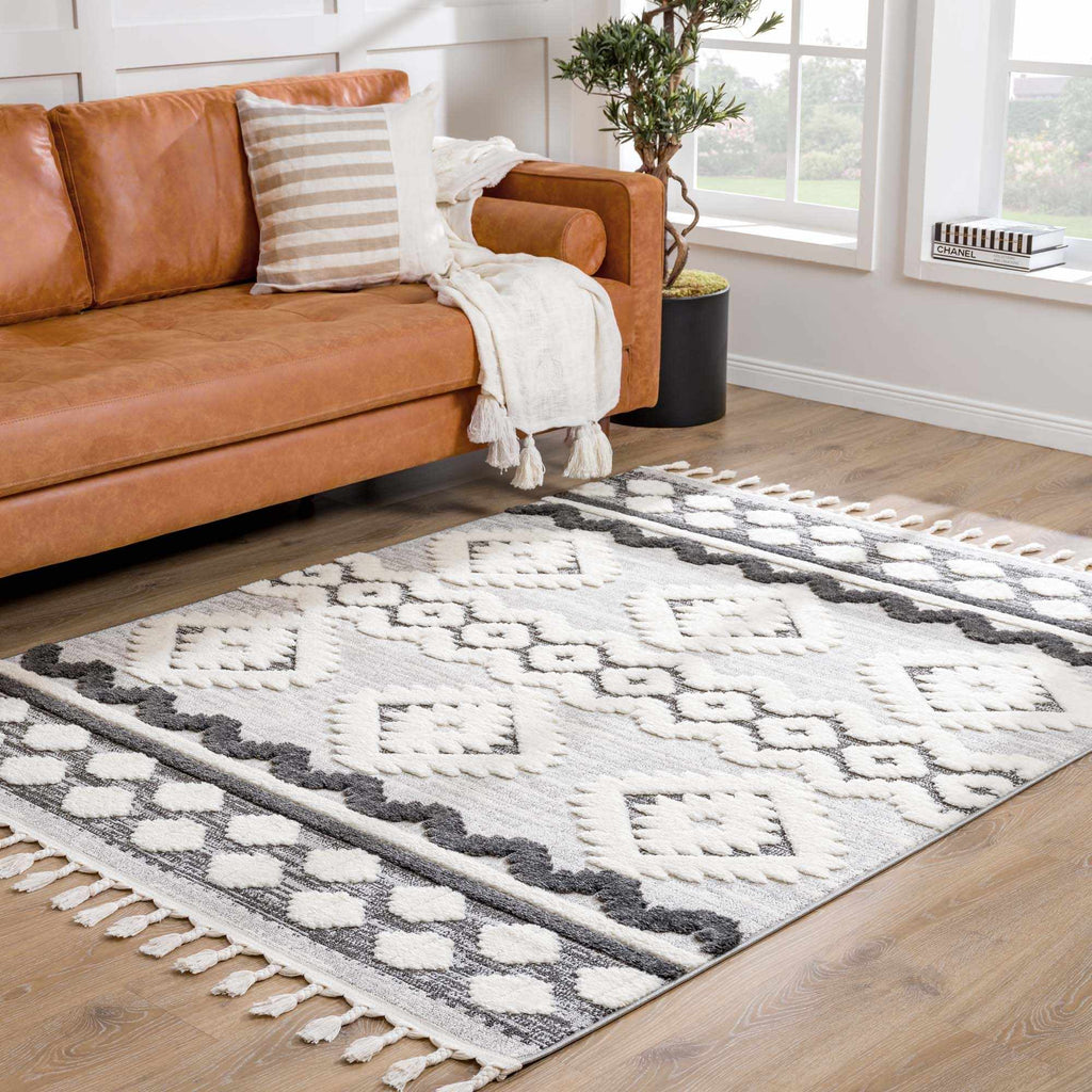 Dinganen High/Low Pile Area Rug - Clearance