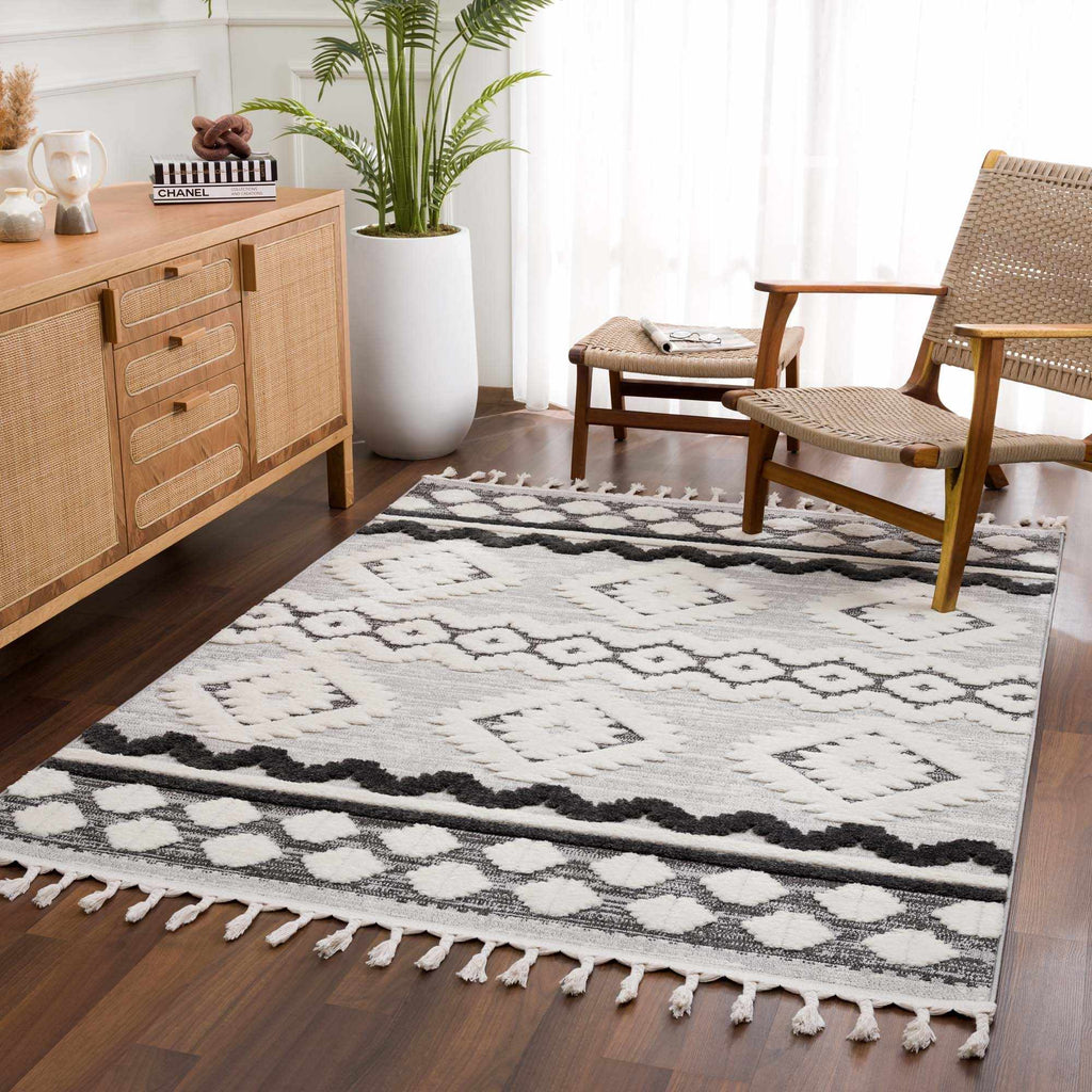Dinganen High/Low Pile Area Rug - Clearance