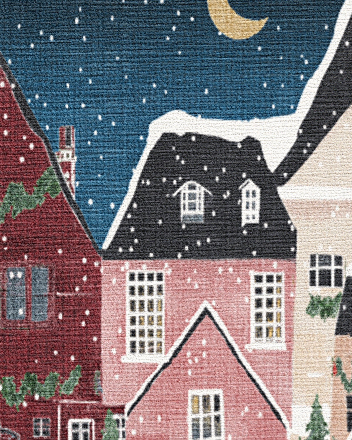 Noelle Village Midnight Flatwoven Rug