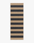 Nolan Bold Stripe Natural & Black Performance Weave Rug