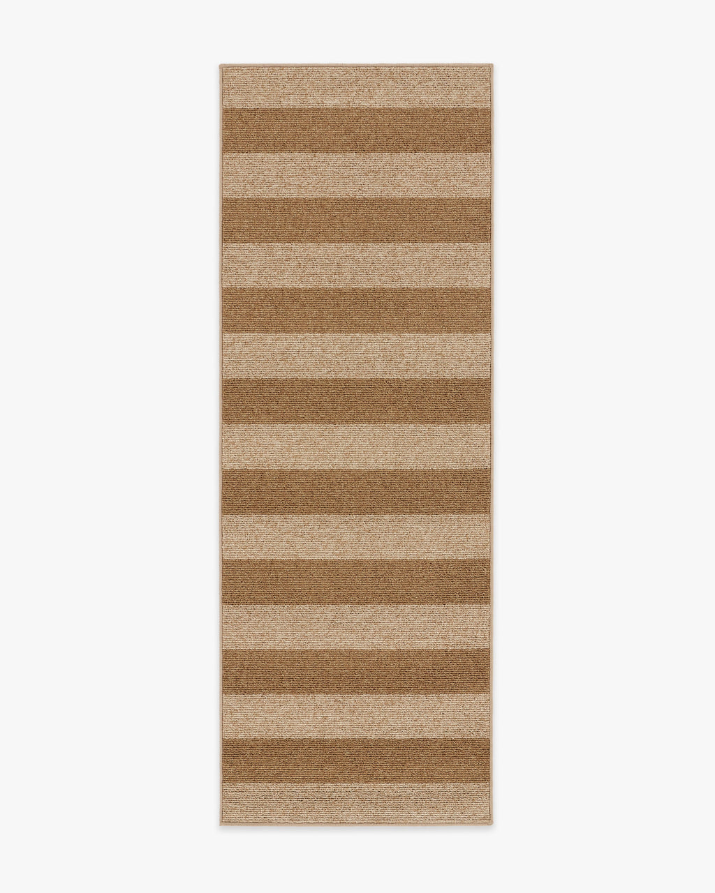 Nolan Bold Stripe Natural & Dark Natural Performance Weave Rug