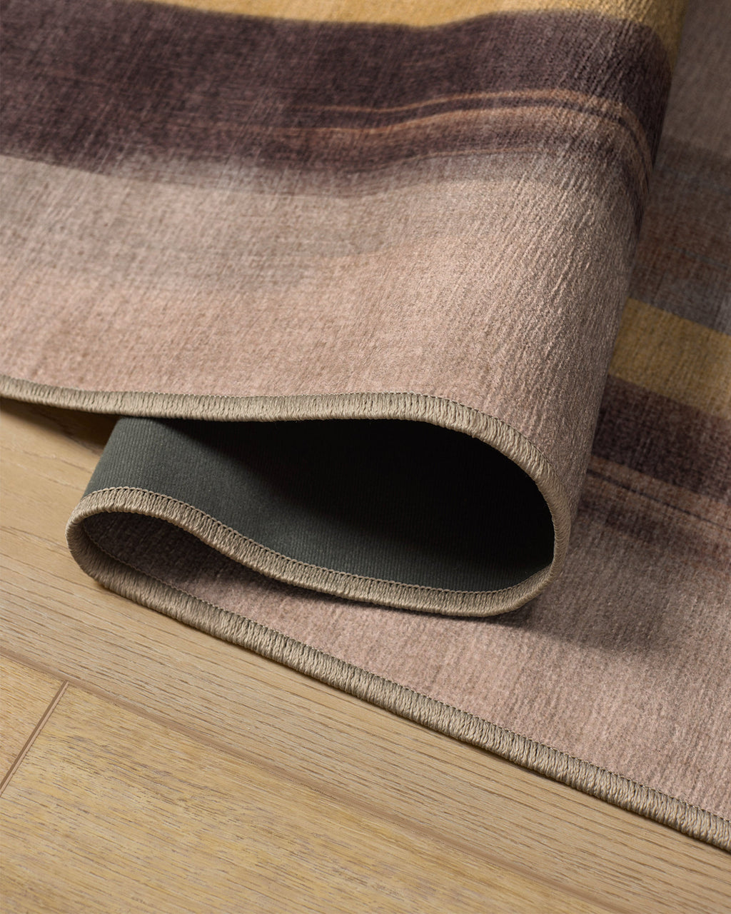 Ombré Mirage Golden Brown Flatwoven Rug