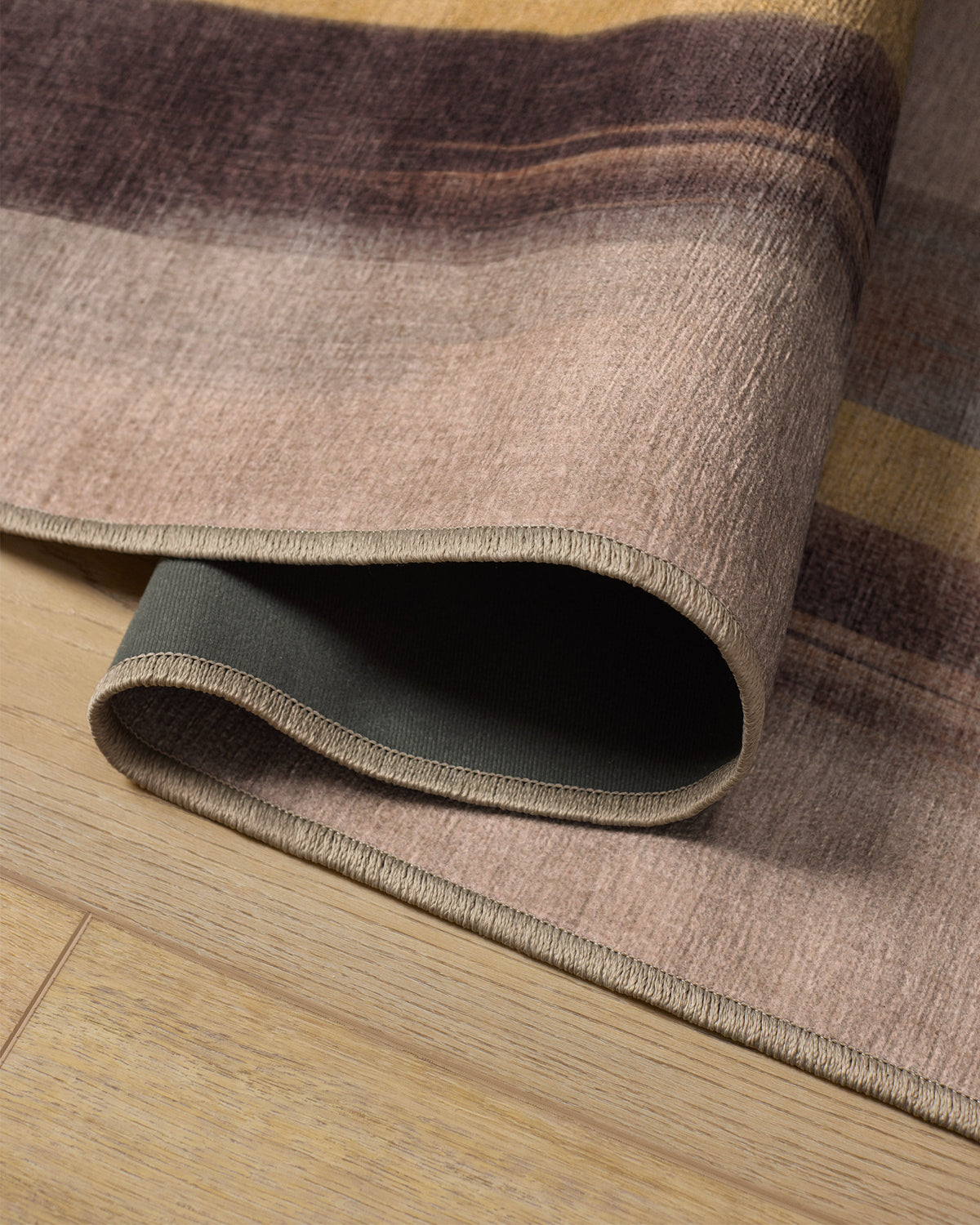 Ombré Mirage Golden Brown Flatwoven Rug