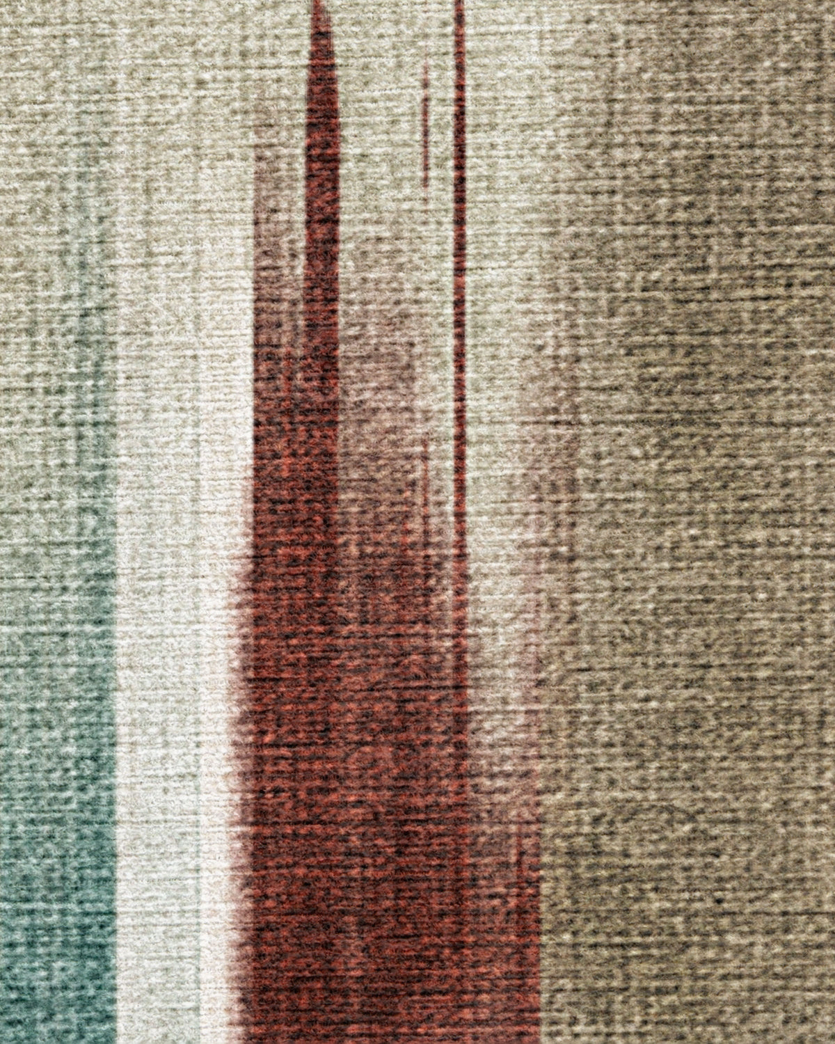 Ombré Mirage Terracotta & Teal Flatwoven Rug