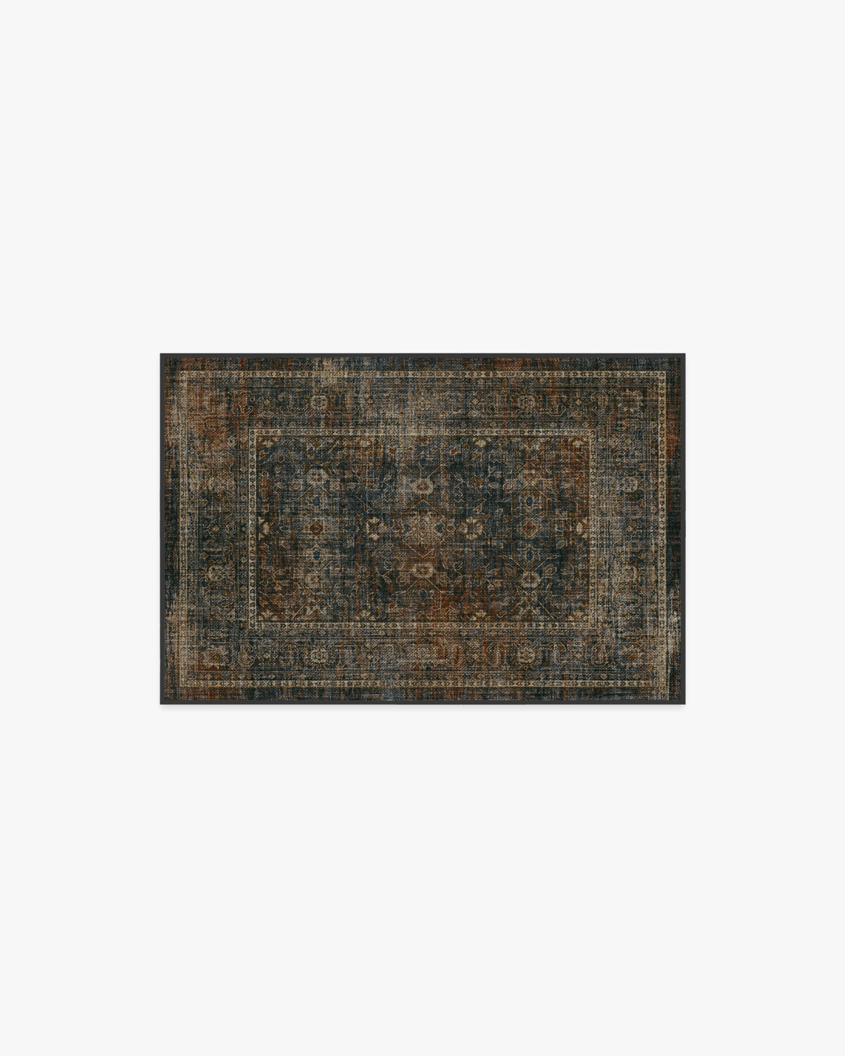 Ophelia Navy & Redwood Rug