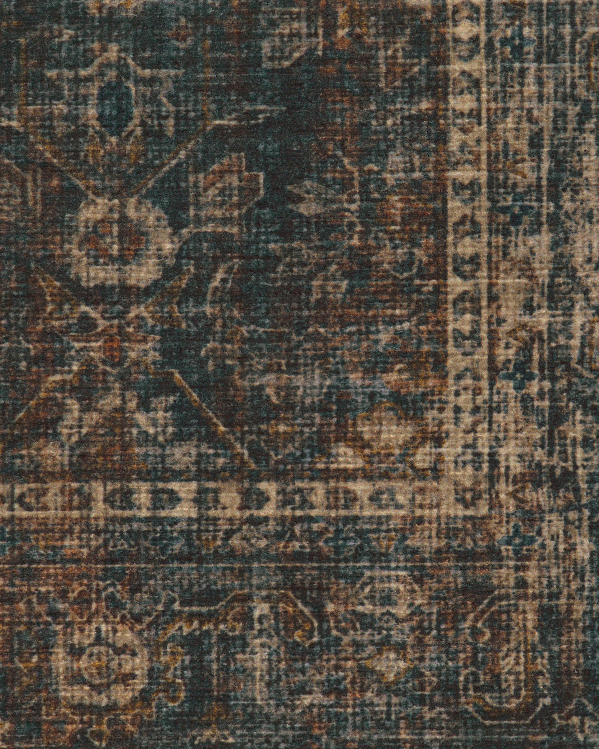 Ophelia Navy & Redwood Flatwoven Rug