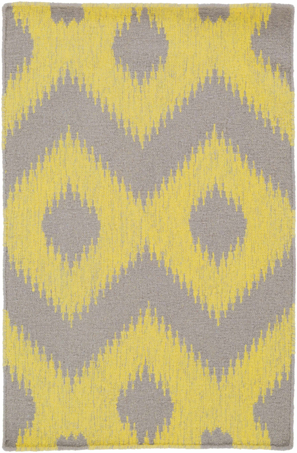 Oradell Yellow Ikat Wool Rug - Clearance