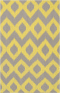 Oradell Yellow Ikat Wool Rug - Clearance