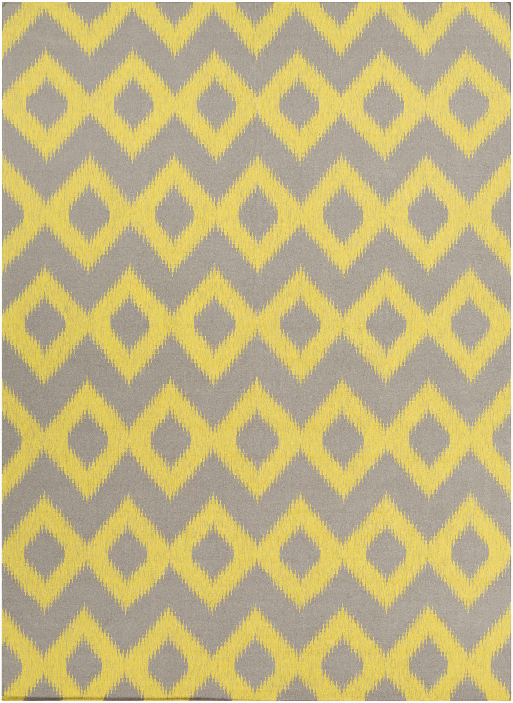 Oradell Yellow Ikat Wool Rug - Clearance