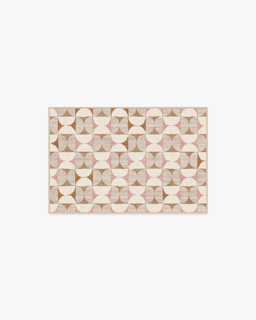 Orana Soft Pink & Natural Flatwoven Rug