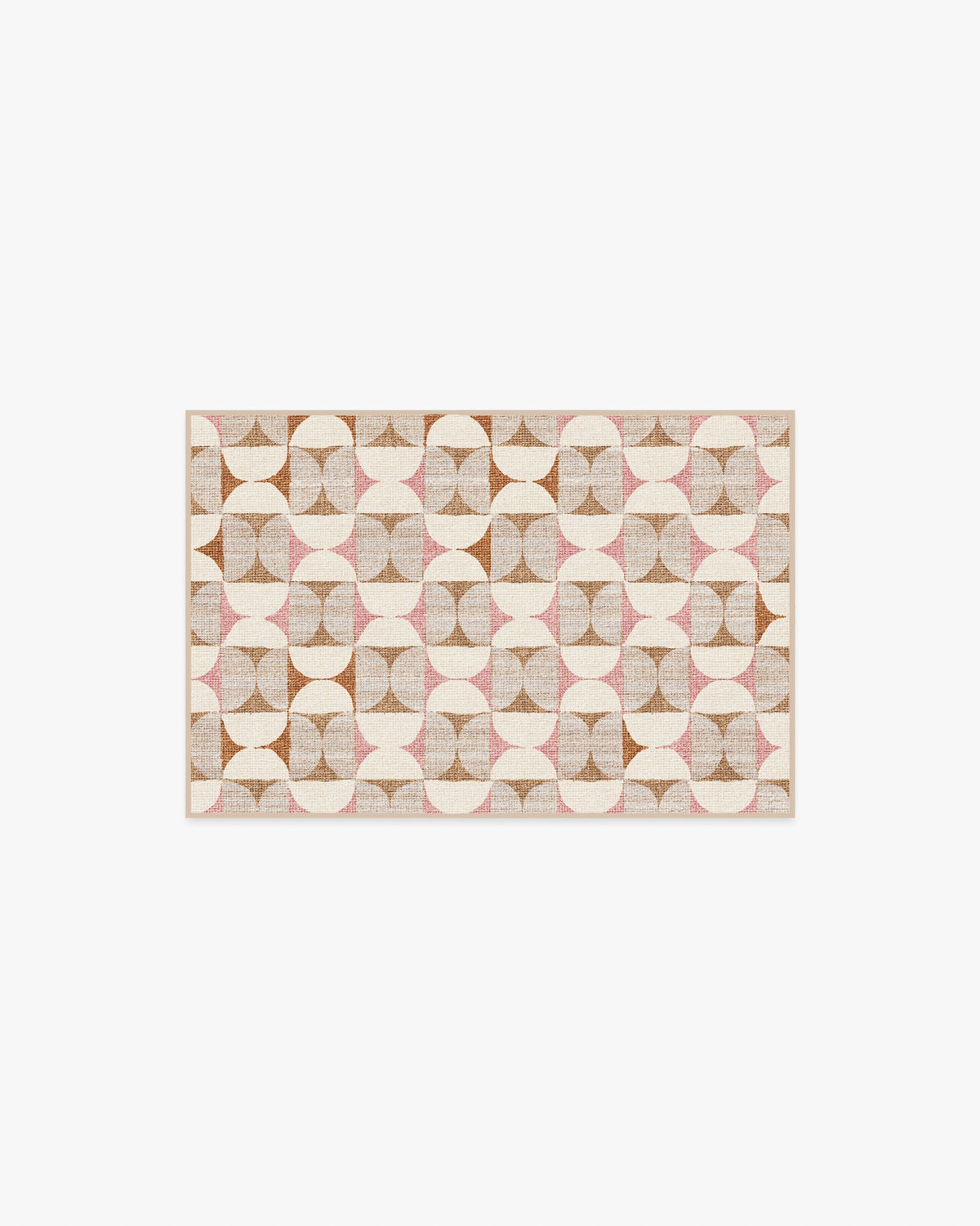 Orana Soft Pink & Natural Flatwoven Rug