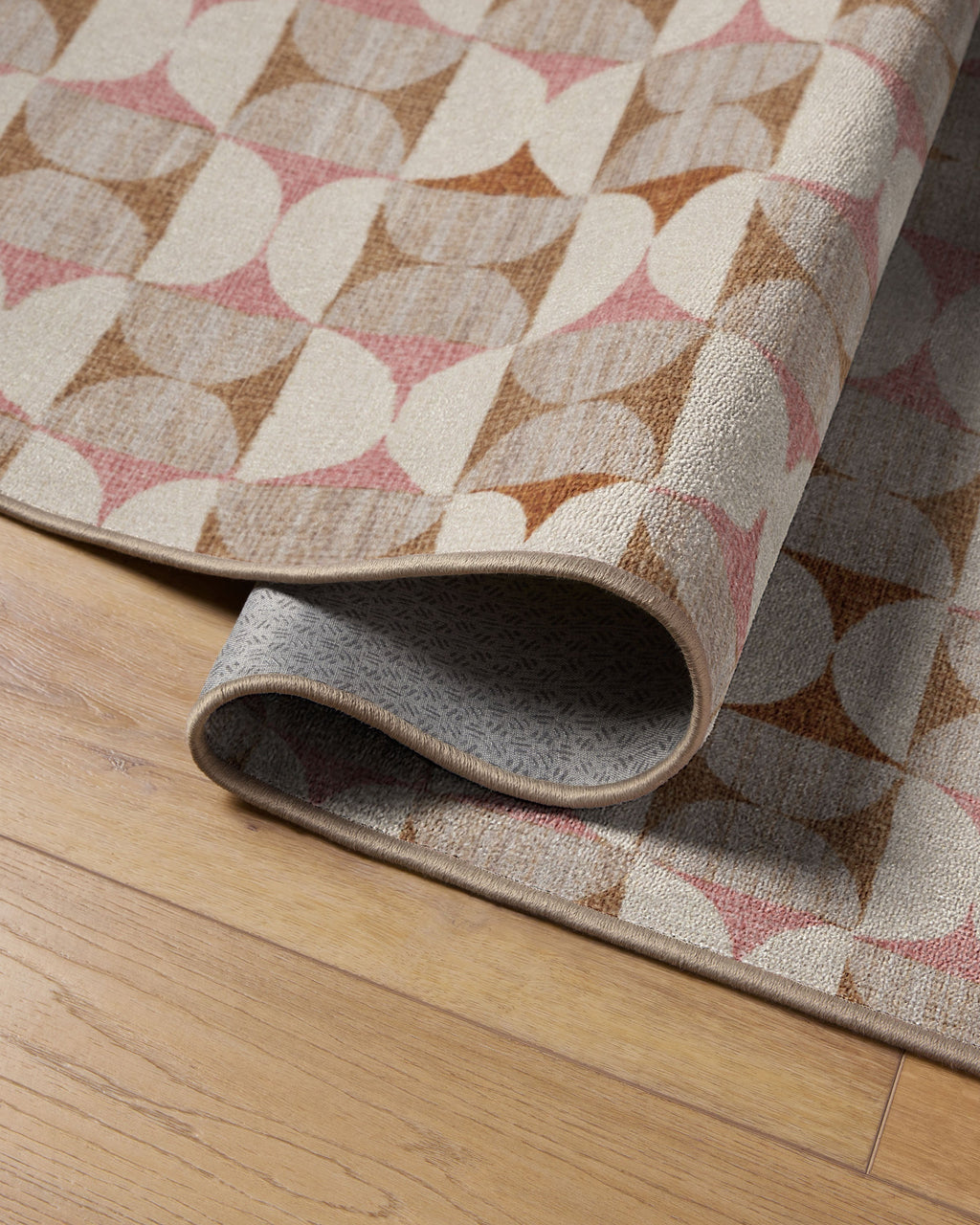 Orana Soft Pink & Natural Flatwoven Rug