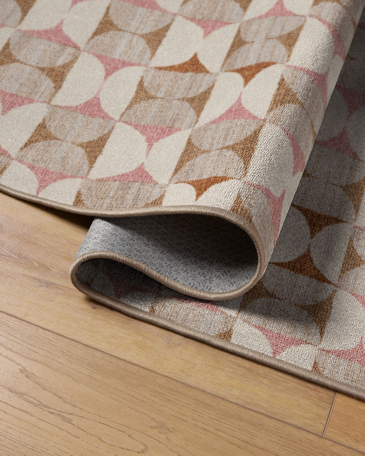 Orana Soft Pink & Natural Flatwoven Rug