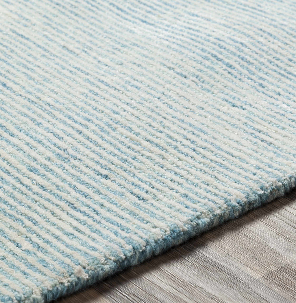 Orcas Hand Tufted Wool-Blend Rug - Ice Blue