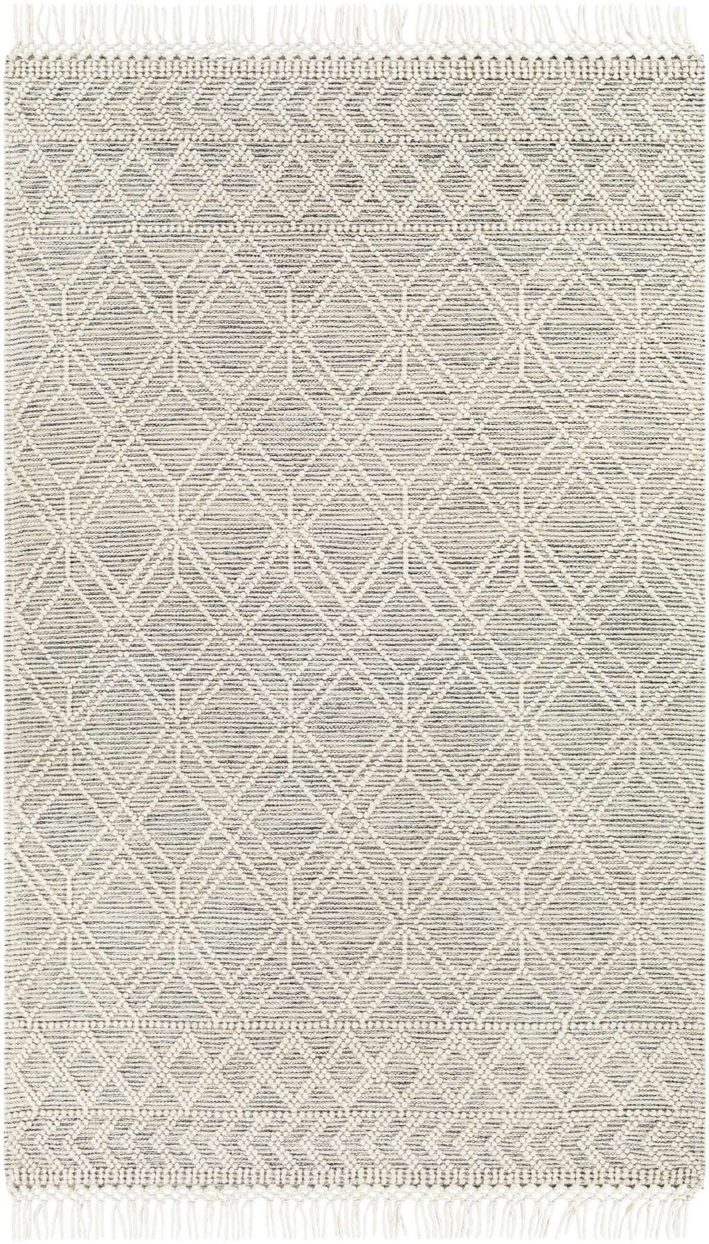Ossun Wool Rug with Tassels