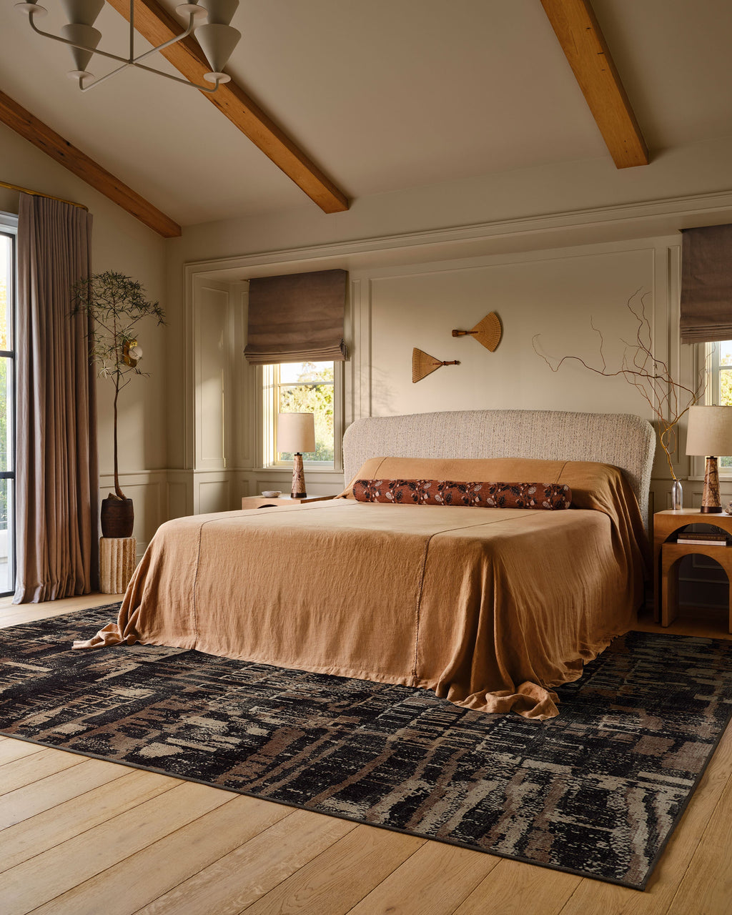 Ourea Dark Wood Rug