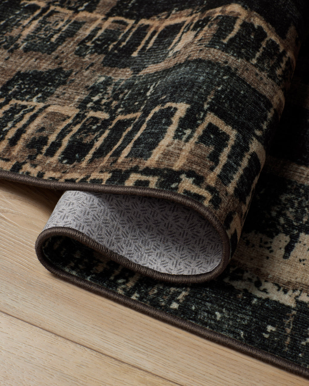 Ourea Dark Wood Rug