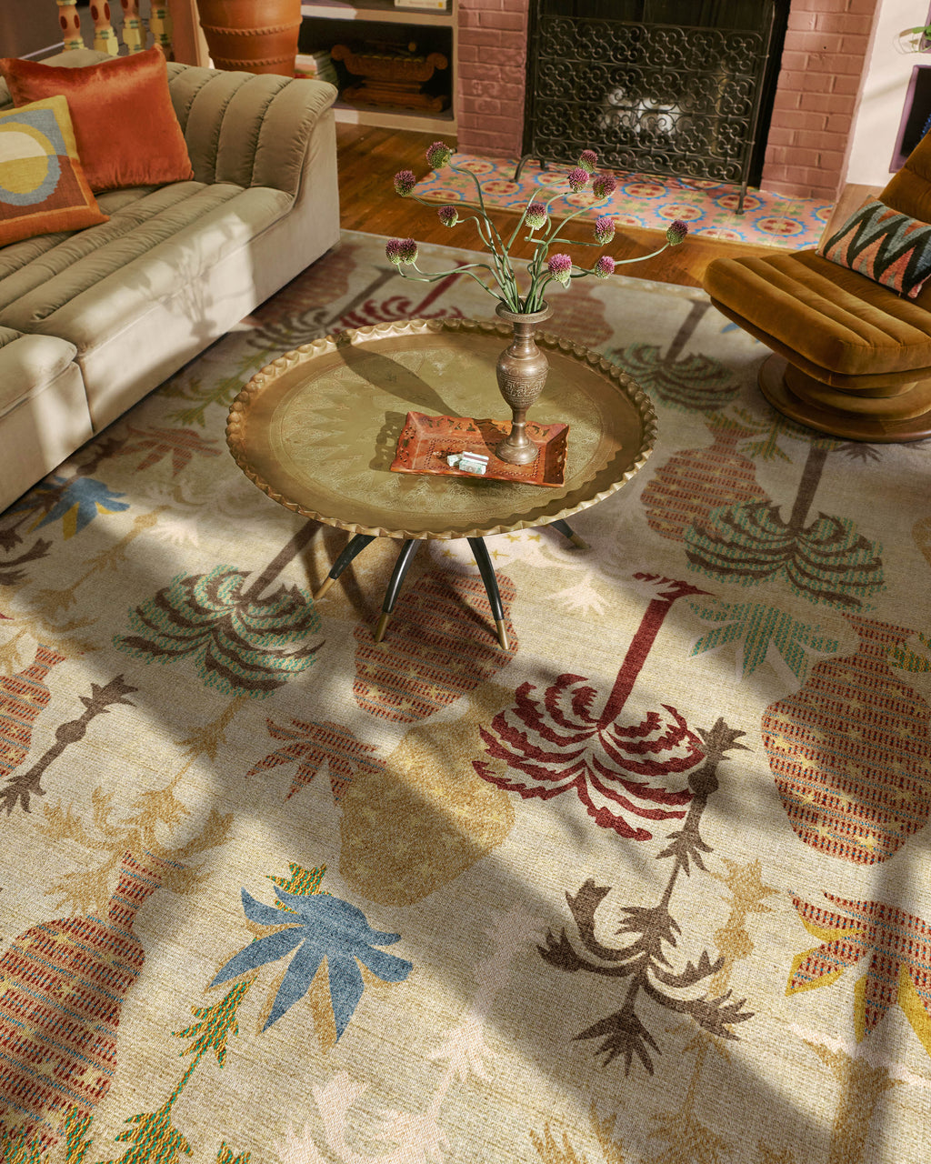Palmistry Natural Rug by Jungalow