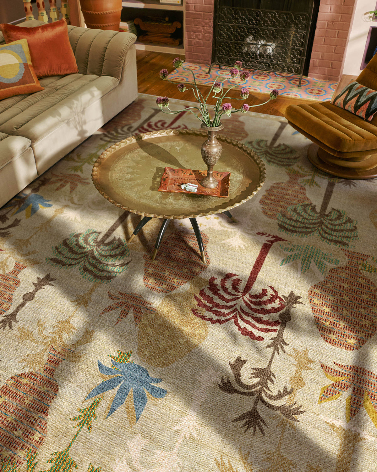 Palmistry Natural Rug by Jungalow
