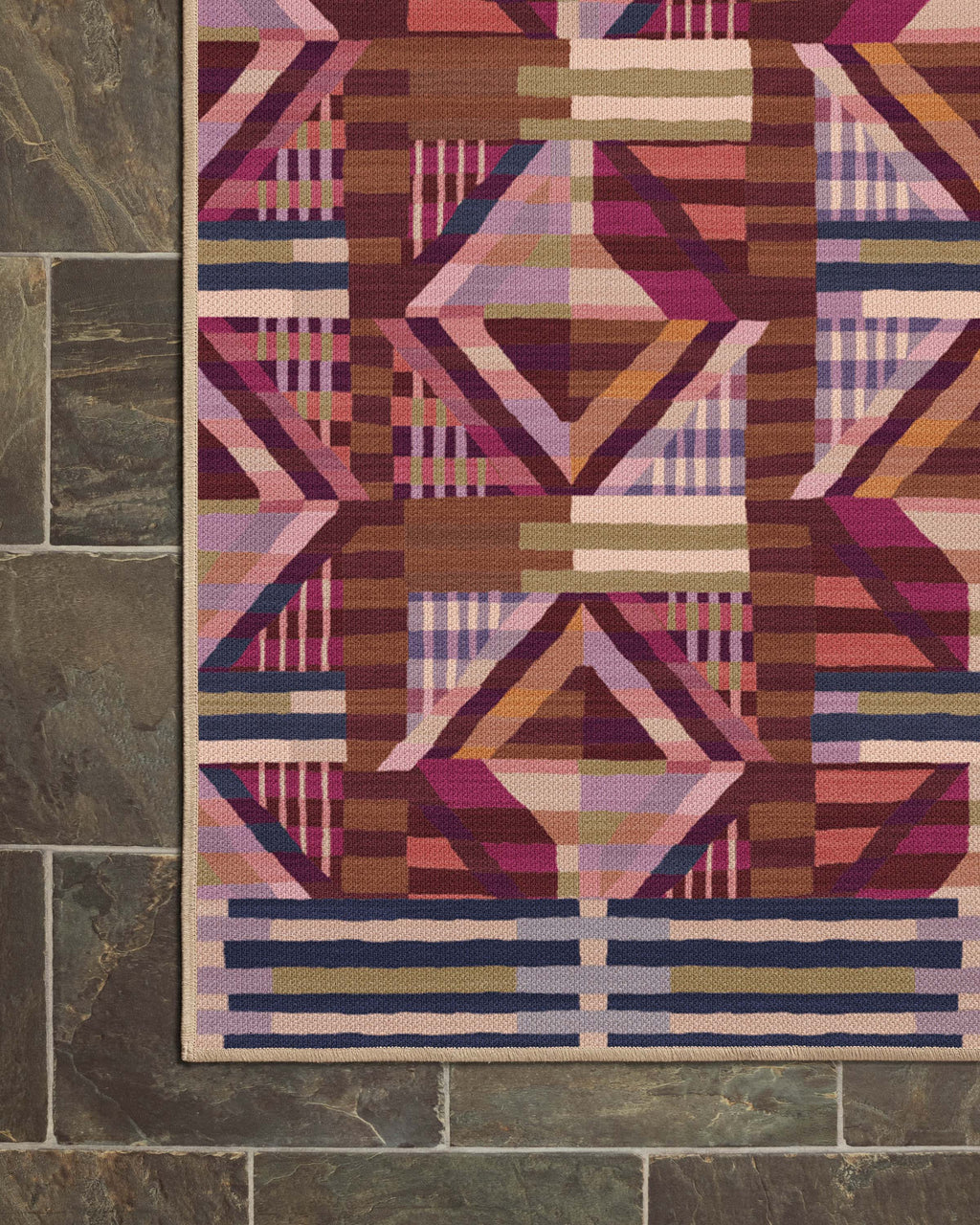 Paloma Berry Multicolor Outdoor Rug