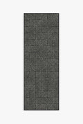 Parquet Black Outdoor Rug