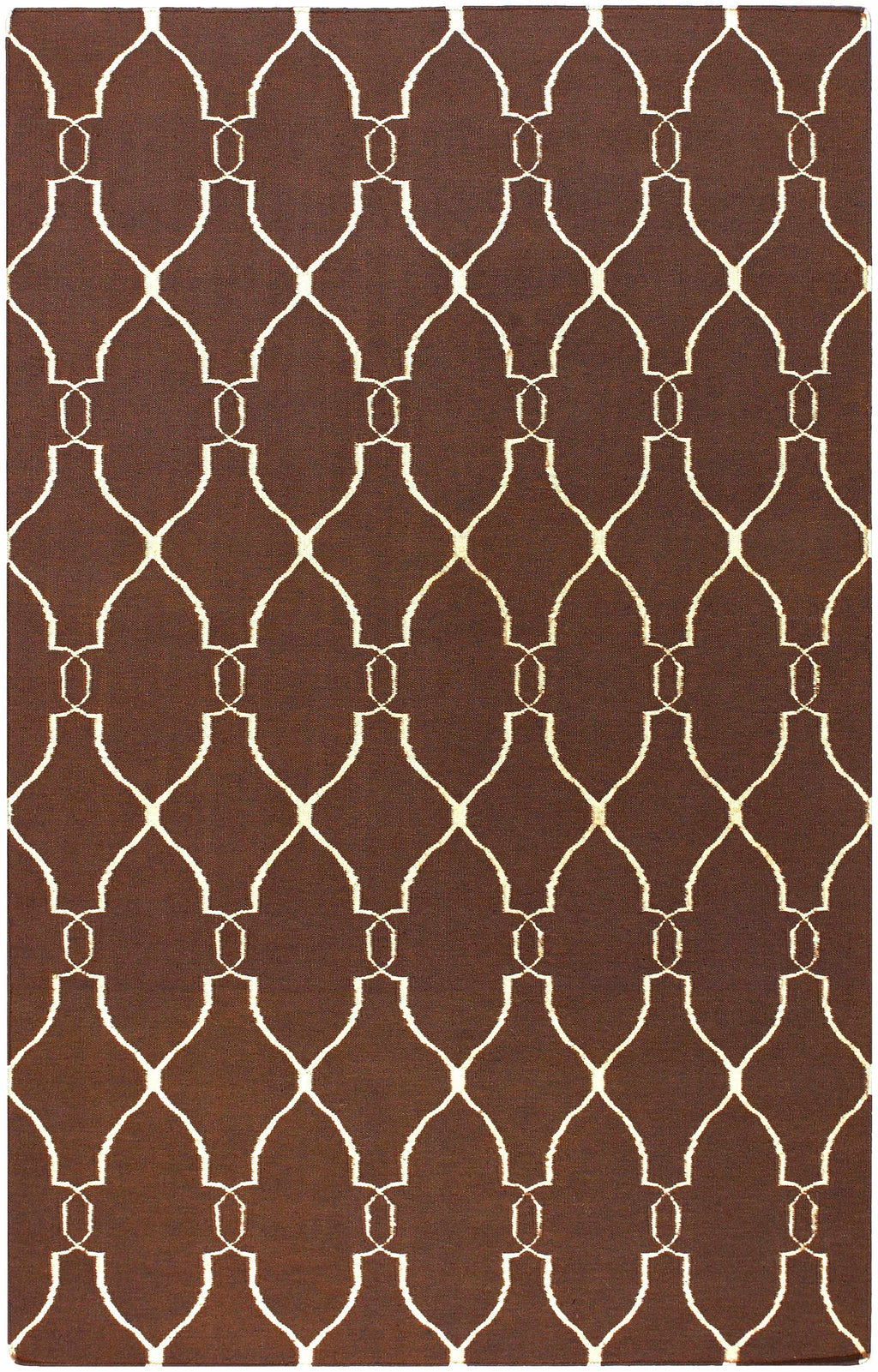 Partington Brown Wool Carpet Area Rug - Clearance