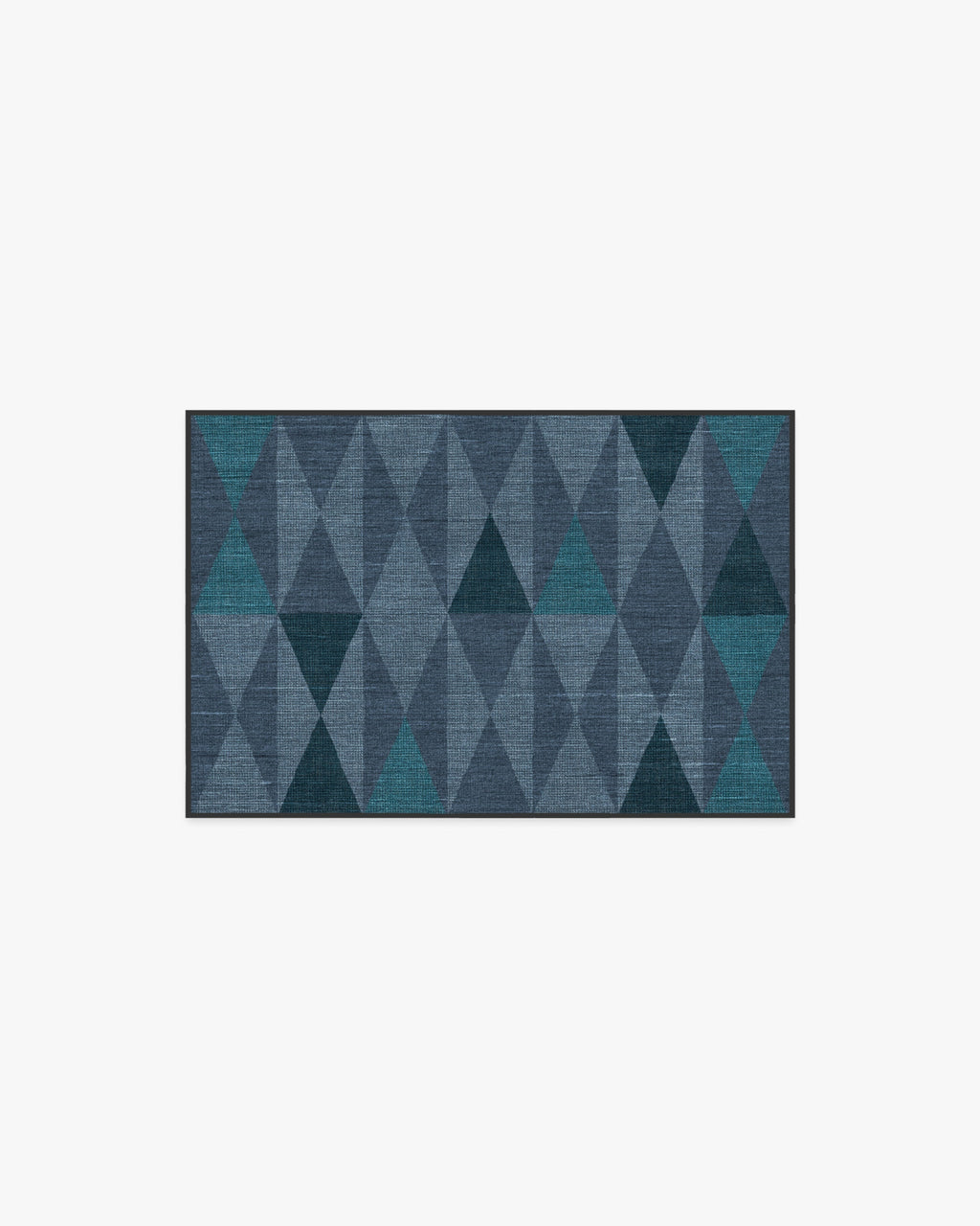 Pennant Blue Flatwoven Rug by Jonathan Adler