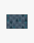 Pennant Blue Flatwoven Rug by Jonathan Adler