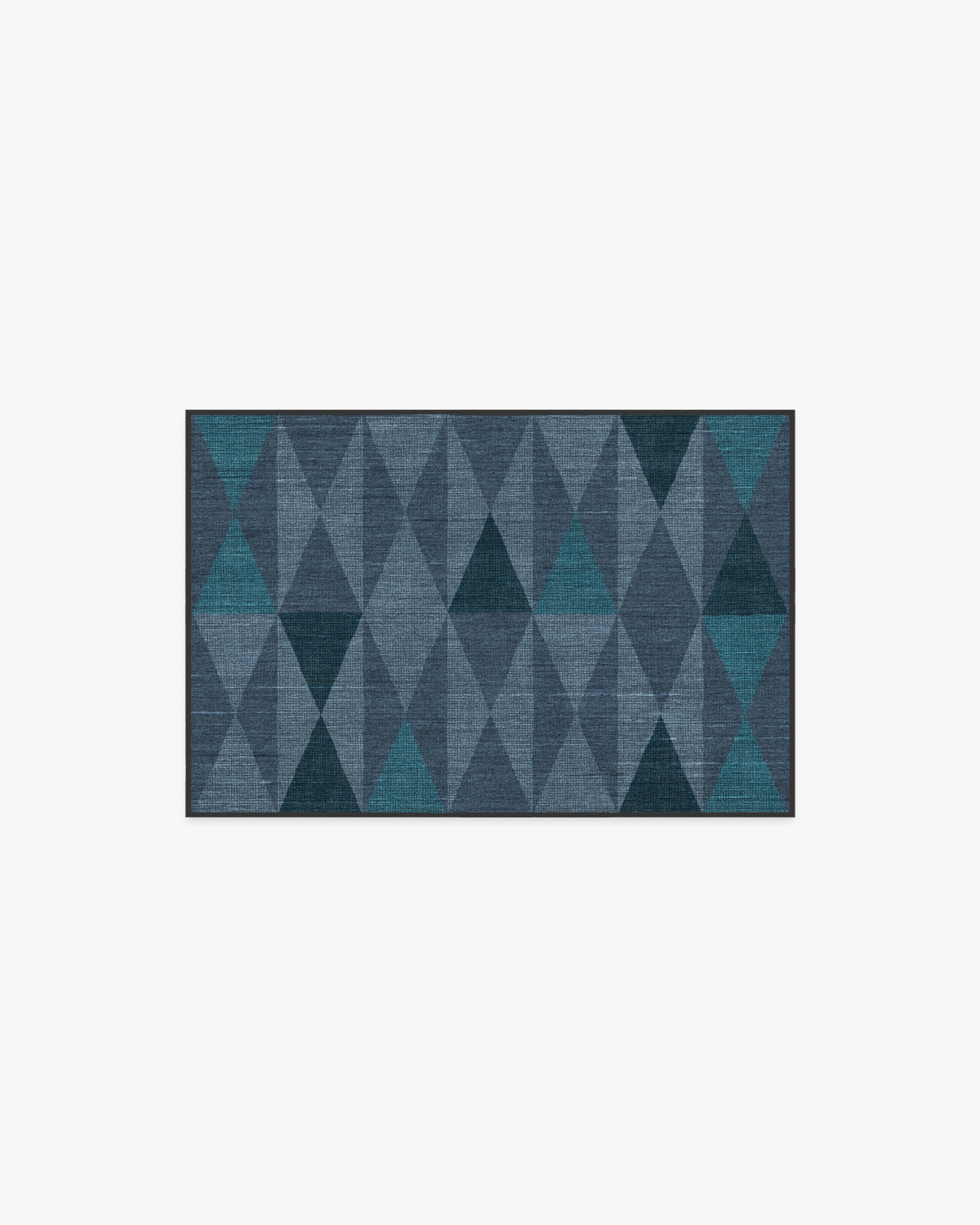 Pennant Blue Flatwoven Rug by Jonathan Adler