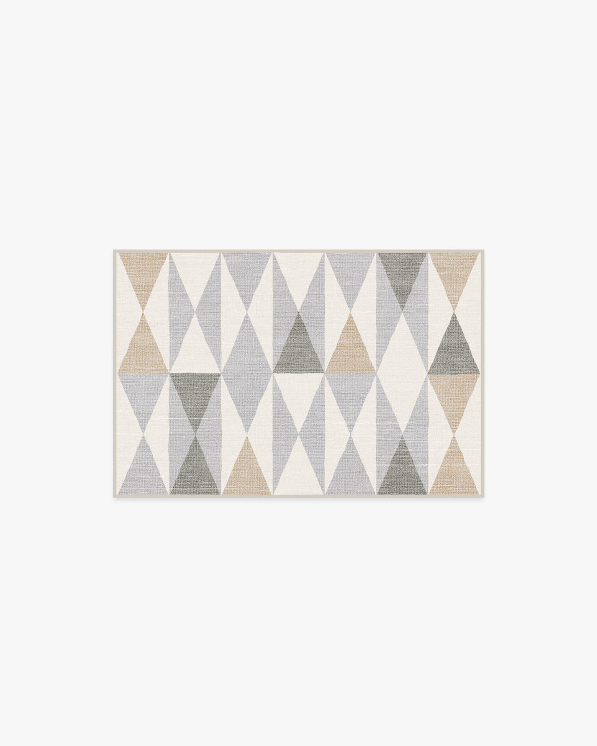 Pennant Grey Flatwoven Rug by Jonathan Adler