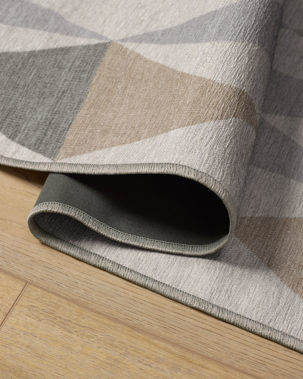Pennant Grey Flatwoven Rug by Jonathan Adler
