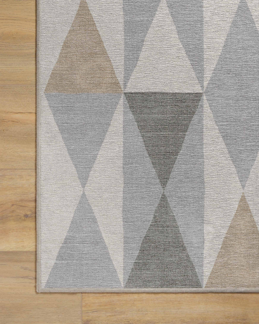 Pennant Grey Flatwoven Rug by Jonathan Adler