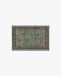 Pennywood Green & Pink Rug