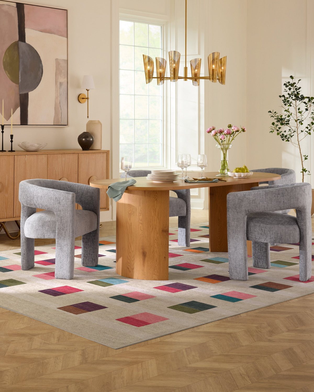 Pezzo Multicolor Flatwoven Rug