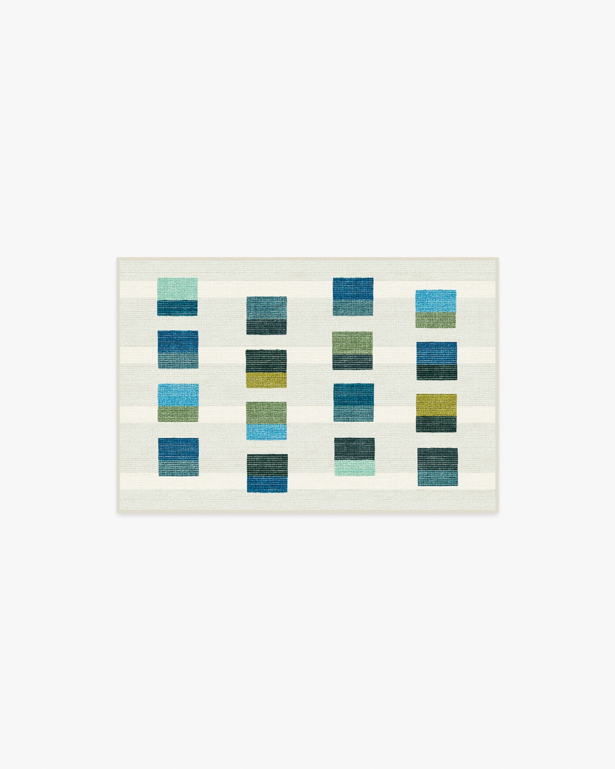 Pezzo Teal Flatwoven Rug