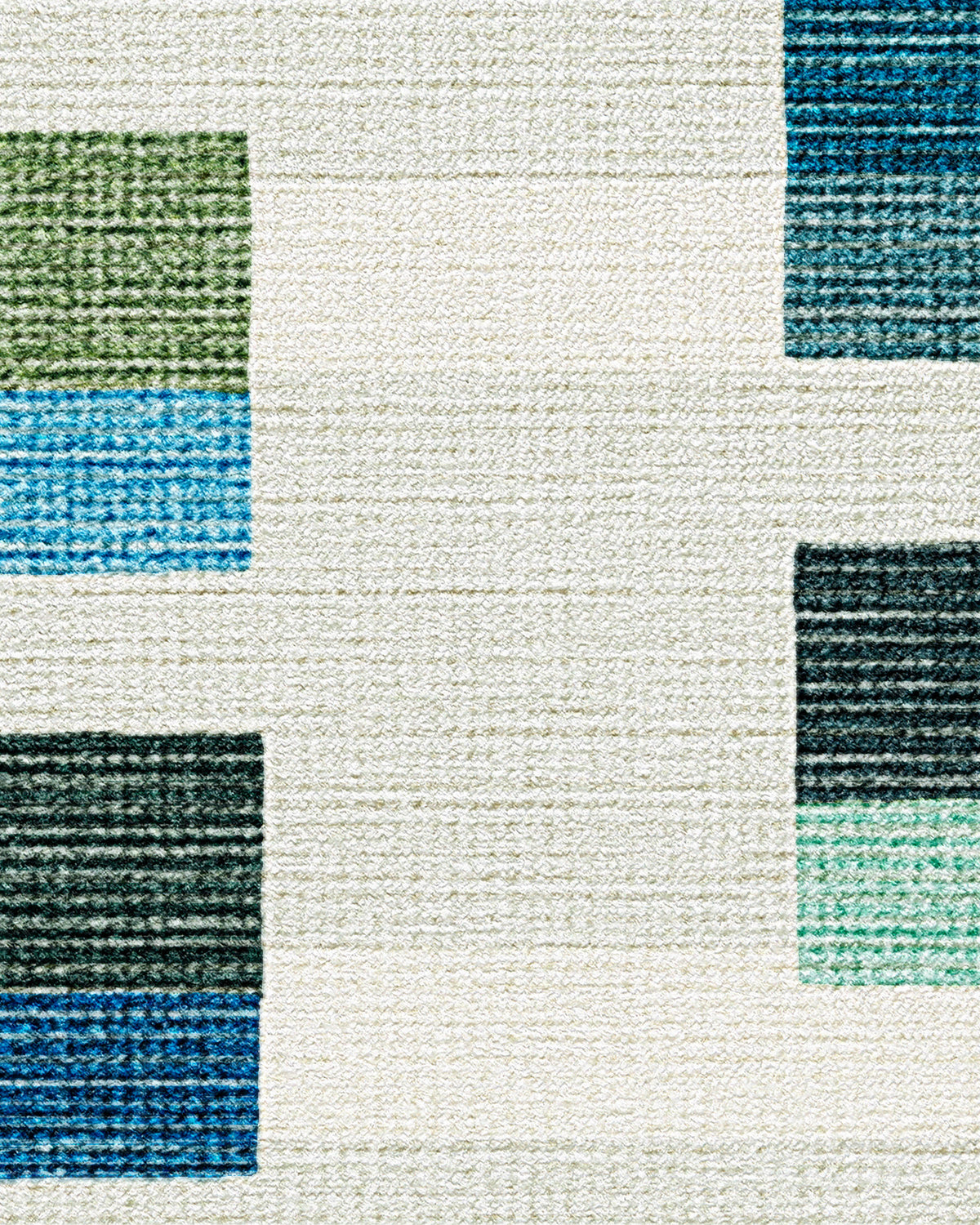 Pezzo Teal Rug