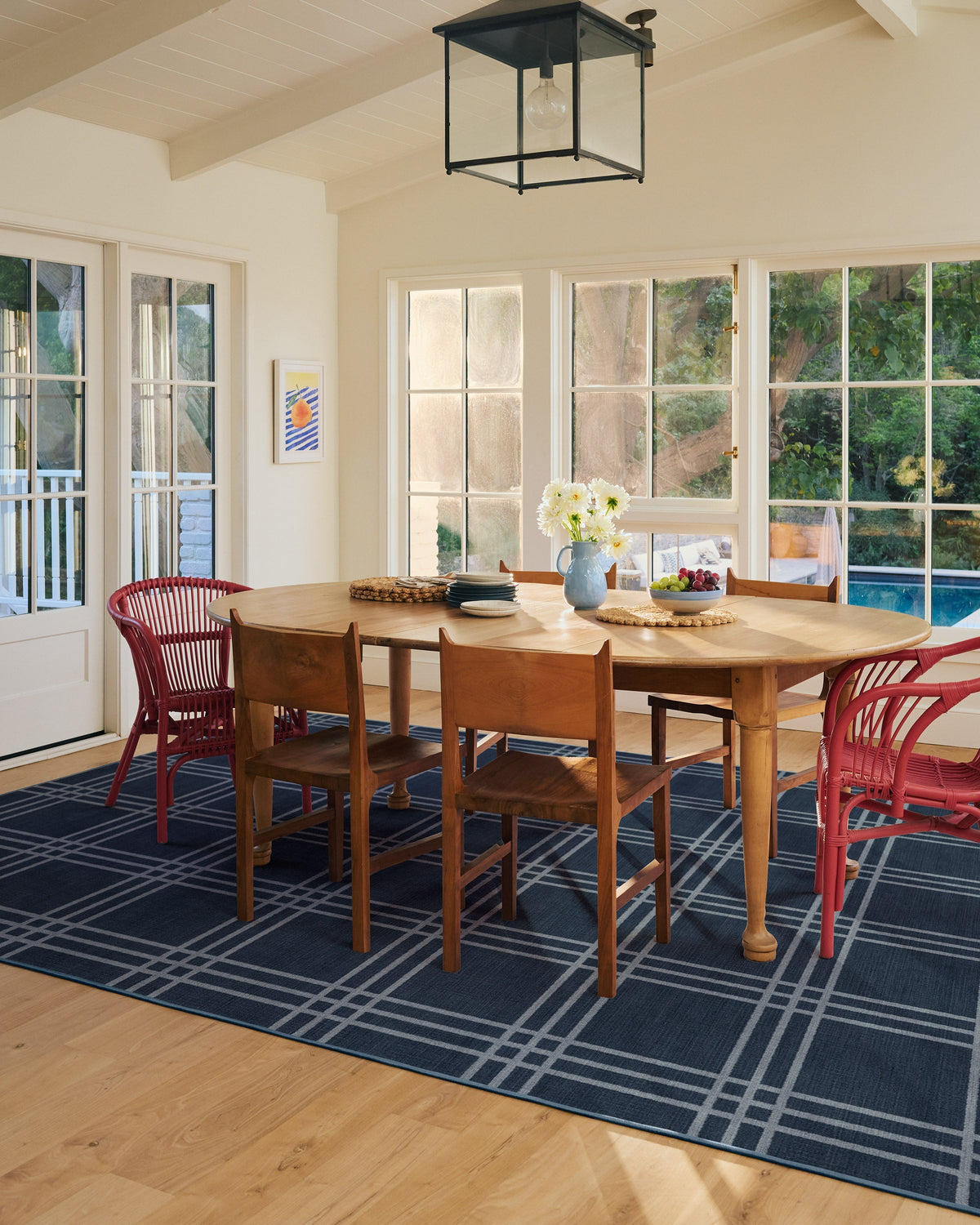 Pierre Navy Rug