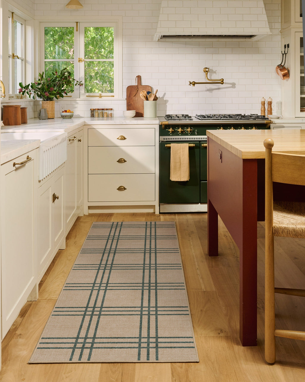 Pierre Olive & Natural Rug