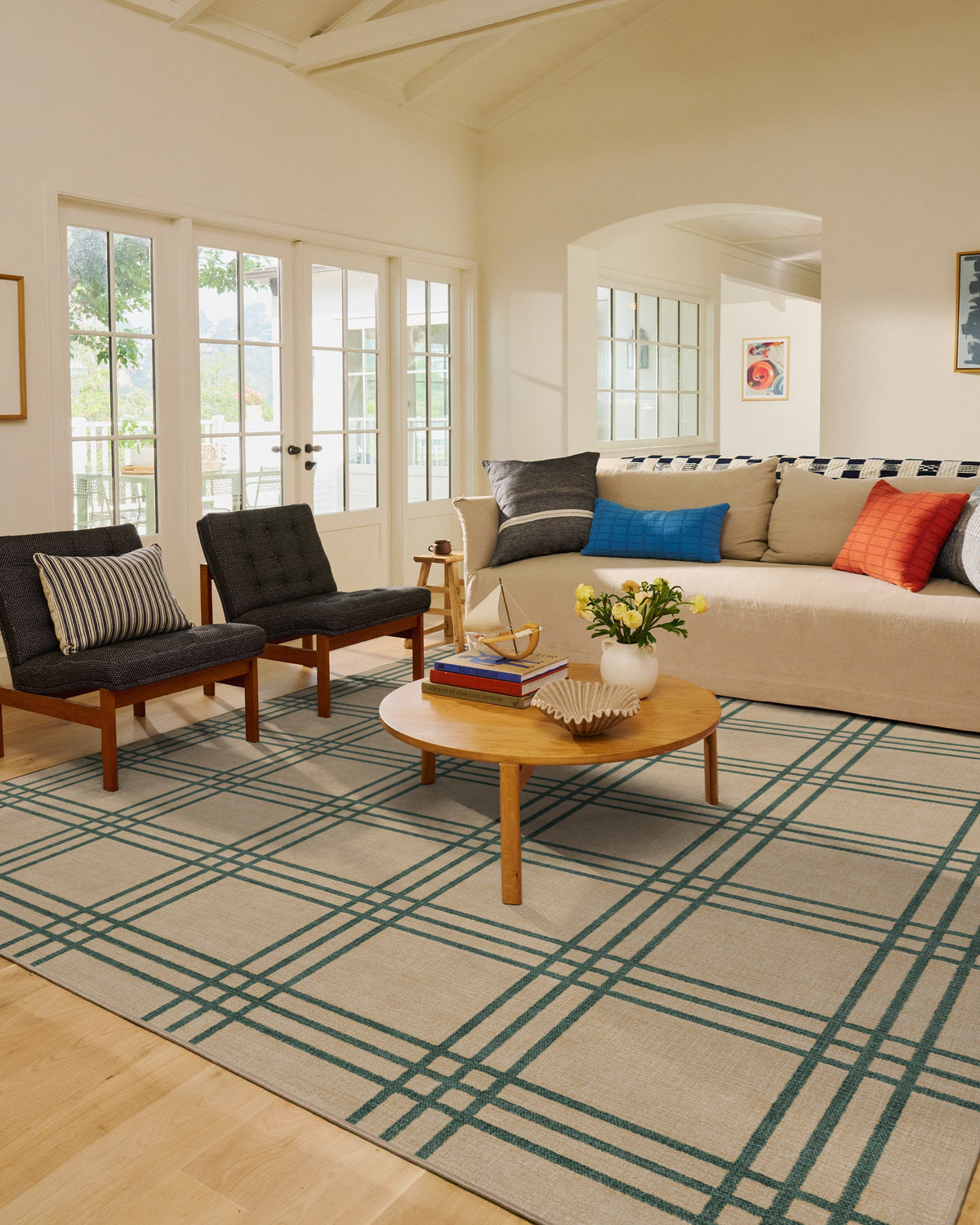 Pierre Olive & Natural Rug