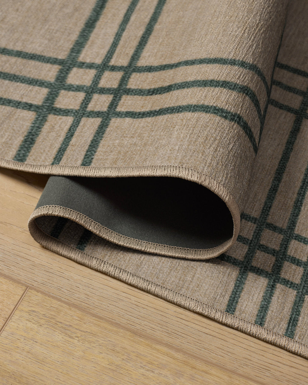 Pierre Olive & Natural Flatwoven Rug