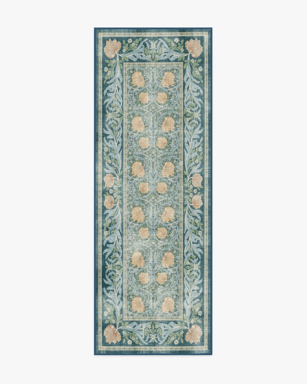 Pimpernel Dusk Blue Rug by Morris & Co.