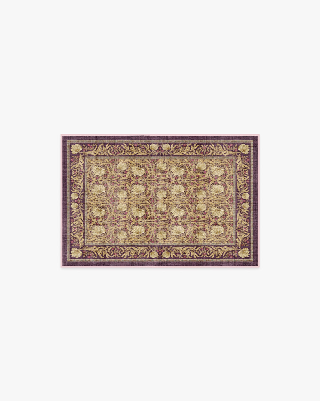 Pimpernel Mauve Rug by Morris & Co.