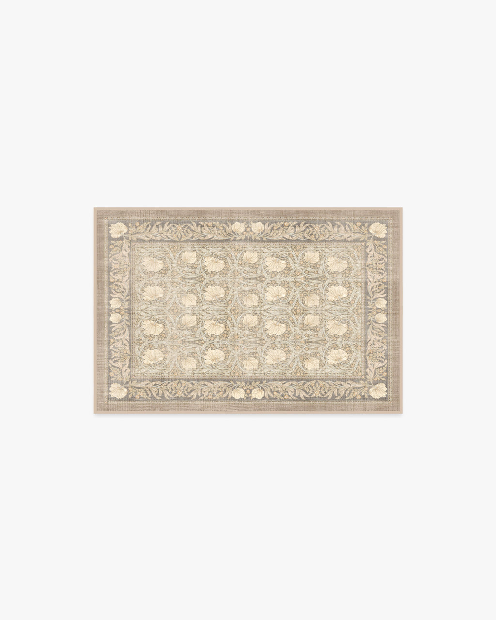 Pimpernel Mink Flatwoven Rug by Morris & Co.