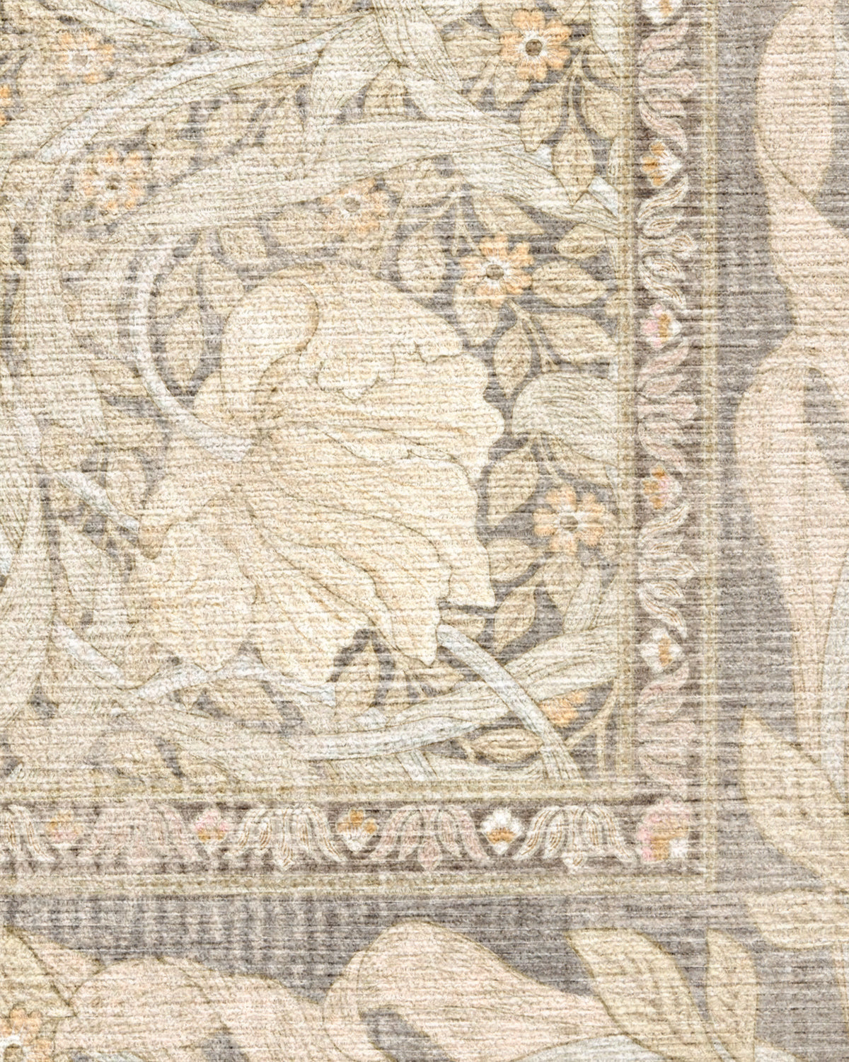 Pimpernel Mink Flatwoven Rug by Morris & Co.