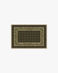 Pine Border Dark Olive Rug