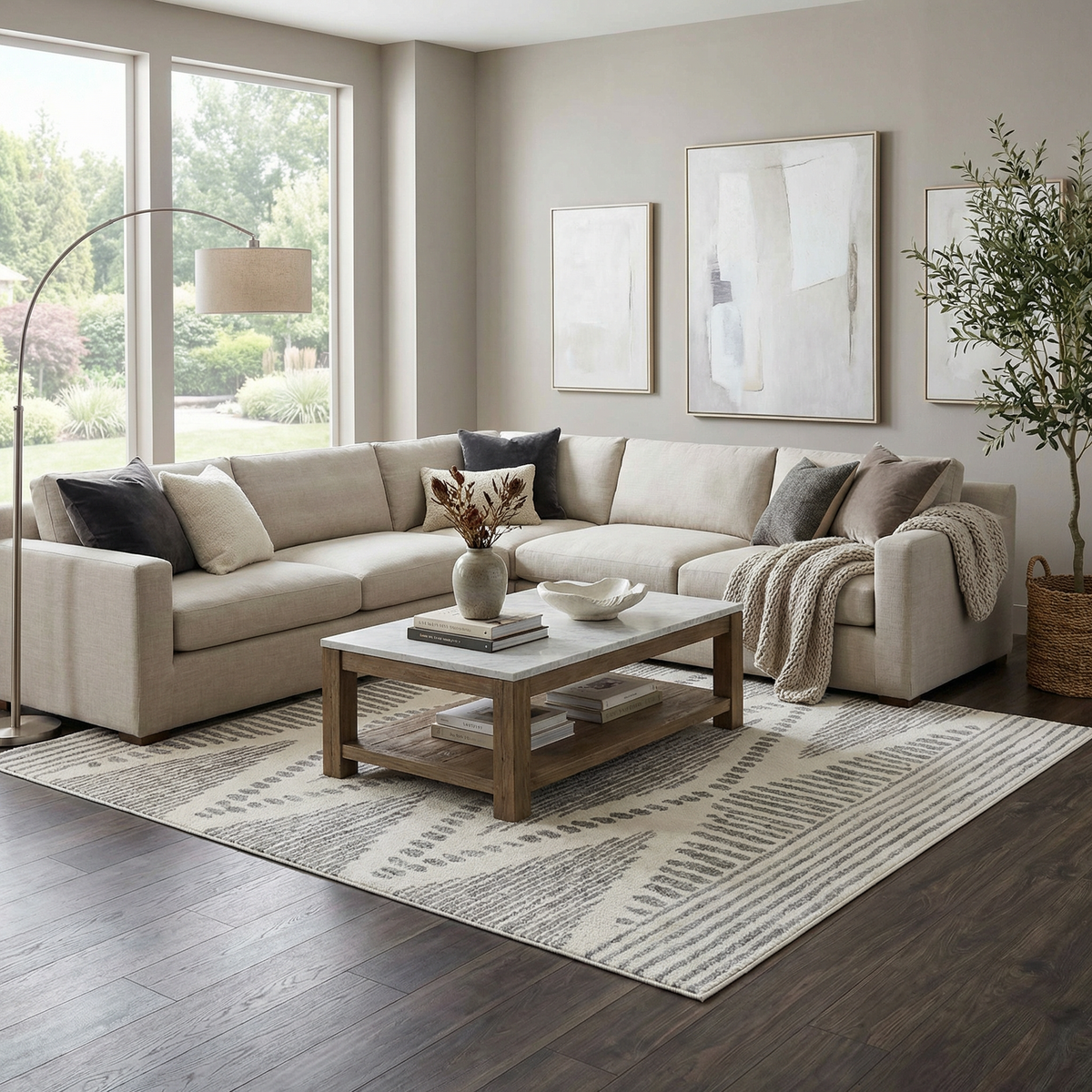 Tigrisis Ivory 2327 Area Rug