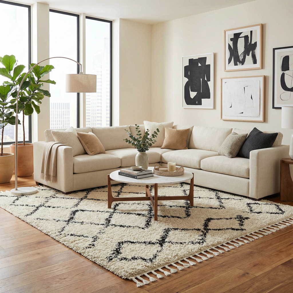 Wallagrass Moroccan Shag Rug - Clearance